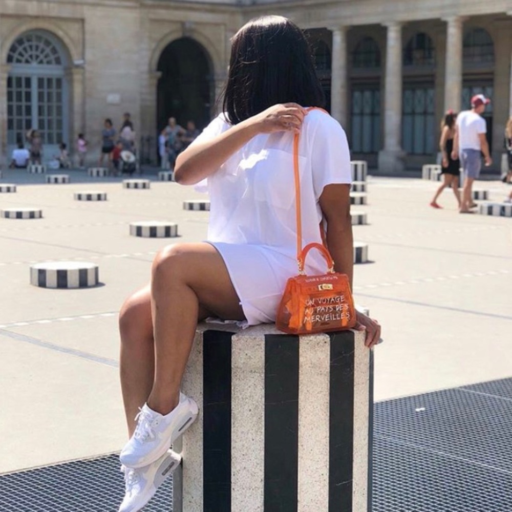 Printed mini bag